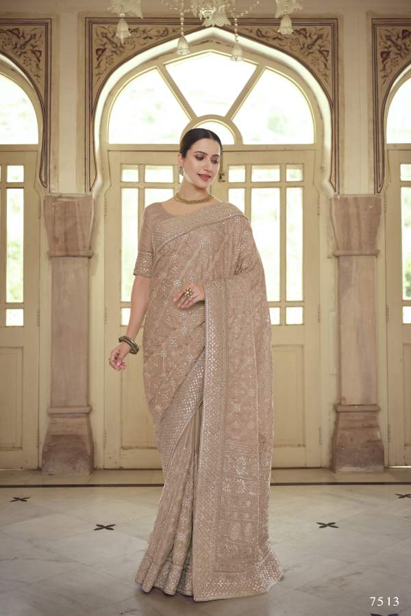 Arya Swarna 2 Party Wear Georgette Wedding Wear Heavy Latest Designer Saree Collection